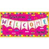 Confetti Pennants Welcome Bulletin Board