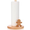 BrightRow Christmas Farmhouse Paper Towel Holder Wooden Decorative Paper Towel