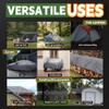 RAINDEWAY Tarps Heavy Duty Waterproof 8x12 Feet -14 Mils Super