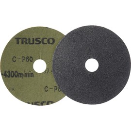 TRUSCO TG4-60 Disc Paper Type 4 Φ100X15.9#60 (10 Sheets)