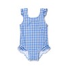 Coast & Crest One Piece Swimsuit Blue Gingham 2T