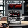 BRICXOR Mini V8 Engine Kits That Runs, APP Controlled Engines