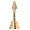 BRIJ HAAT Brass Pooja Bell/Ghanti for Home Temple Pooja Room
