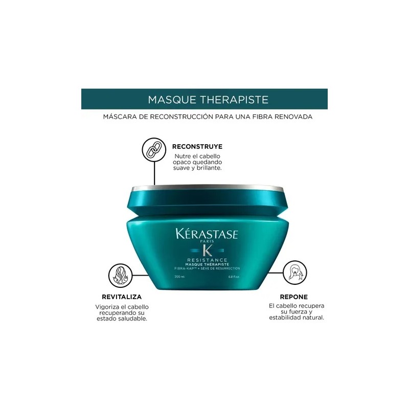 Kit Tratamiento Krastase Therapiste Shampoo y Mascarilla para Cabello Daado