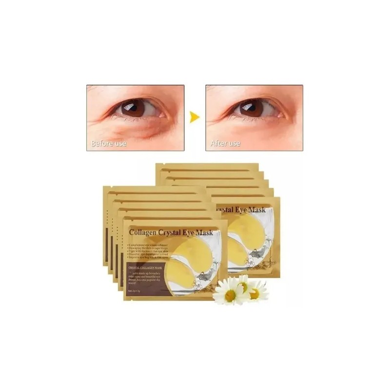 20 Parches Con Colágeno Para Ojeras Desinflama Y Reduce