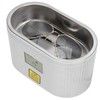 600ml Mini Ultrasonic Denture Cleaner Jewelry Eyeglasses Stainless Steel Cleaning
