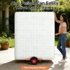 AIWFL Panel Dolly with Handle Heavy Duty Door Slab Dolly