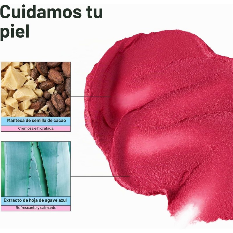 fwee Lip & Cheek Blurry Pudding – Acabado Natural y