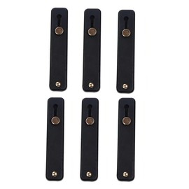 6Pcs Silicone Push Pull Grip Stand Phone Strap Grip Holder, Back of Finger Grip Portable Telescopic Finger Strap Bracket