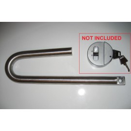 Patark Industries LLC Leaf Lock Premium Trailer Wheel Lock Stainless Steel WITHOUT Hidden Shackle Lock