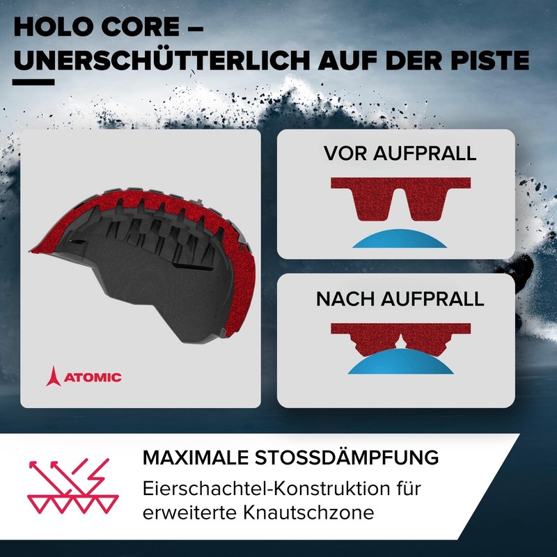 Atomic Men's AN5006732M Ski Helmet, Black, 55-59