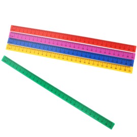 Operitacx 5pcs Tape Measure Practical rulers Ruler with Centimeters Students Measuring rulers Student Accessory Learning rulers Convenient Student Ruler Plastic Portable Office