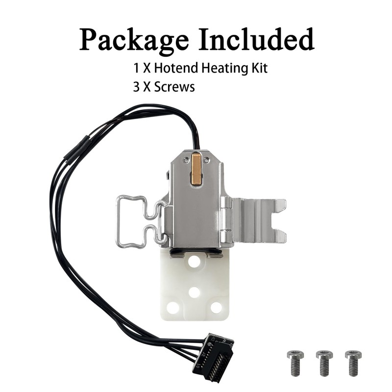 P2S Hotend Heating Assembly Kit All Metal Base Clip for