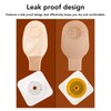 Colostomy Bag Nonwoven ABS Leak Proof Portable Ostomy Pouch for