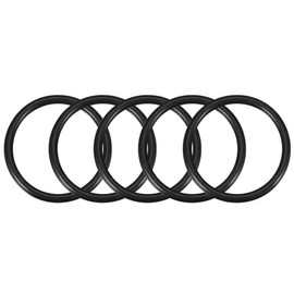 sourcing map Nitrile Rubber O-Rings 65mm OD 55mm ID 5mm Width, Metric Sealing Gasket for Automotive Machine Plumbing, Pack of 5