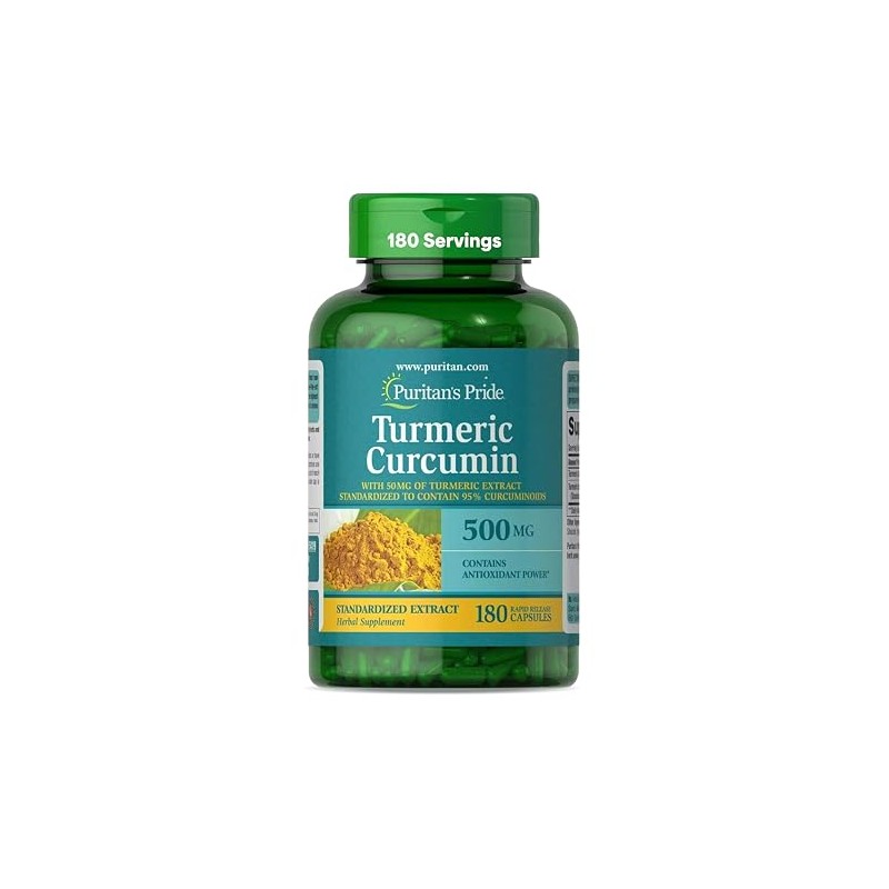 Turmeric Curcumin 500mg - Antioxidant Herbal Supplement