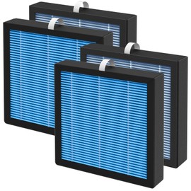 Breabetter 4-Pack BZ-1802 Replacement Filter Compatible with AIRTOK BZ-1802 Purifier, 3-in-1 Filtration Filters