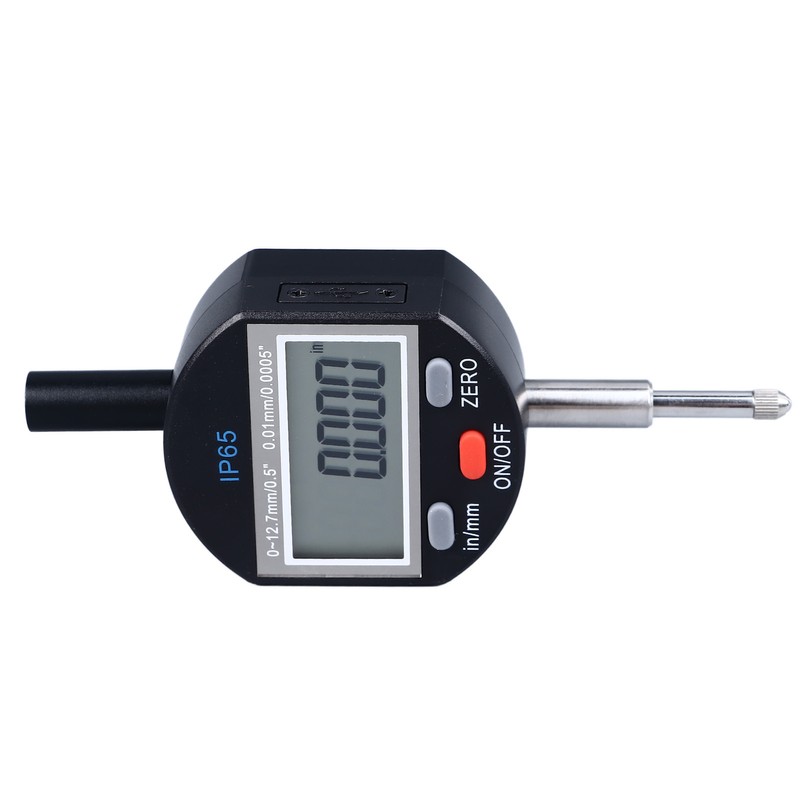 Digital Dial Indicator 0‑12.7mm Range 0.01mm Resolution IP65 Waterproof Digital