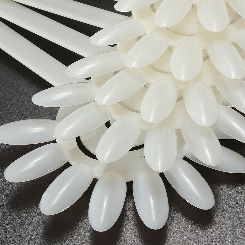 120 Tips Nail Polish Display Practice Fan Board Sticks Wheel