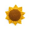 Sunflower Pin Cushion, Handmade Knitted Pincushions, Cute Pin Cushions Needle