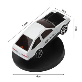 Car Model AE86 Drift Spin Car Ornament Alloy Small Toy Car Dashboard Decorations Interior, Mini Toy Car Turn and Follow Drift Children's Car Model Car for Car Lovers, Children