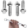 KZMPMT M10x1.5 Metric Front Brake Caliper Mounting Bolts Kit for