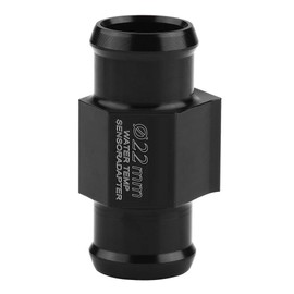 Motorcycle Water Temperature Connection Pipe, Motorcycle Water Temperature Connection Pipe Hose Sensor Measuring Adapter with 2 Adjustable Clamps (22 mm)