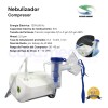 Nebulizador De Compresor Adulto/infantil Con Accesorios Blanco
