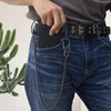 [Ahiller] Sturdy Wallet Chain, [Double Locking Carabiner, Stainless Steel Chain],