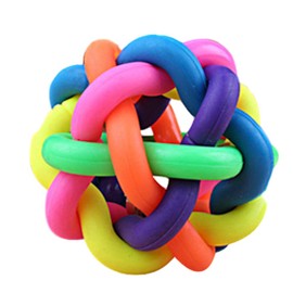 All Things Bunnies Rubber Ball with Bell