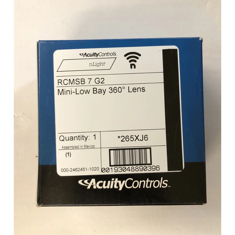 Acuity Controls NLight AIR Wireless Mount Sensor.RCMSB 7 G2. *265XJ6.