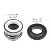 sourcing map 3pcs Mechanical Shaft Seal Replacement for Pool and