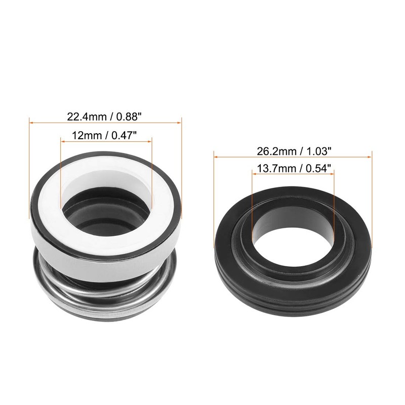sourcing map 3pcs Mechanical Shaft Seal Replacement for Pool and