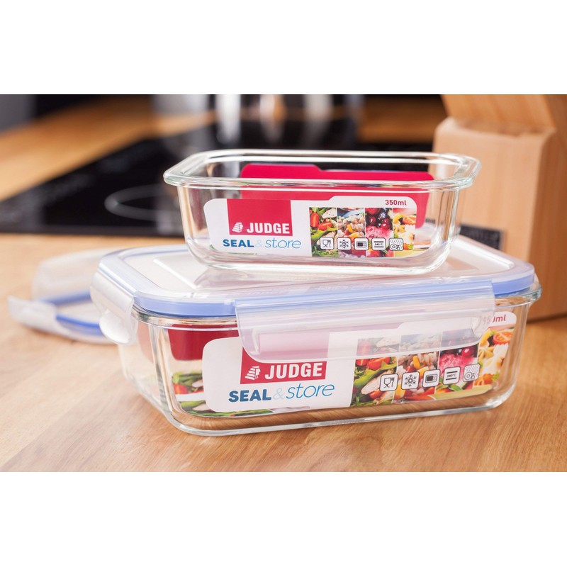 Judge Kitchen, Seal & Store Glass Container, 350ml