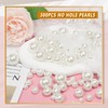 ORIKASO 300Pcs Vase Filler White No Hole Faux Pearl Beads