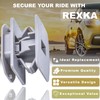 Rexka 5pcs Rocker Panel Moulding Clip for Ford 500 6G1Z-5410182-A
