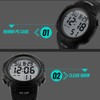 Men Digital Watch Stopwatch Alarm Luminous Watch