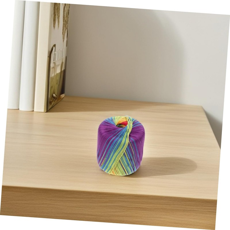 COHEALI 2pcs Handmade Woven Cotton Thread Multi-Function Crocheting Yarn DIY