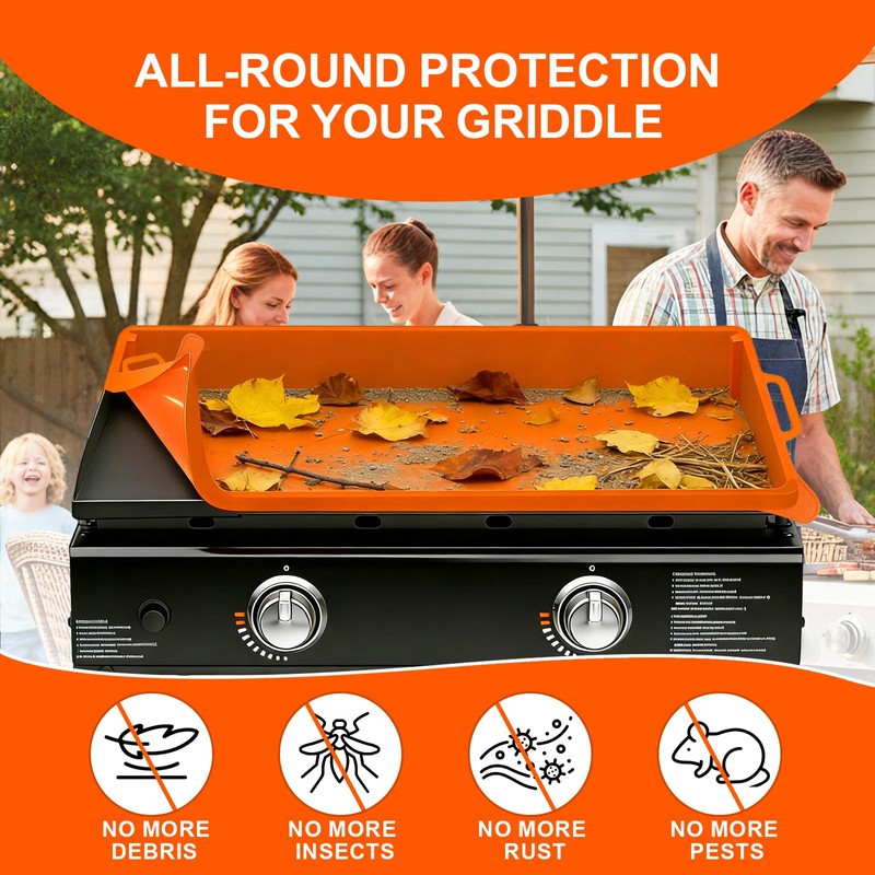 36" Silicone Griddle Mat for Blackstone Grill with Handle, Heavy