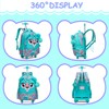 Meetbelify Rolling Backpack with Wheels - Cute Carry On for