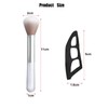Angzhili 2Pcs Eyeshadow Tool,Eye Makeup Aid Tool with Brush,Reusable Eyeshadow