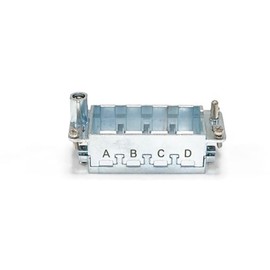 Hinged Frame for 4 Module Inserts Marking A-D for RS-H16B Series Housing, Pack of 1, MFR: 2084542