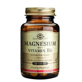 Solgar Magnesium with Vitamin B6 100 Tablets