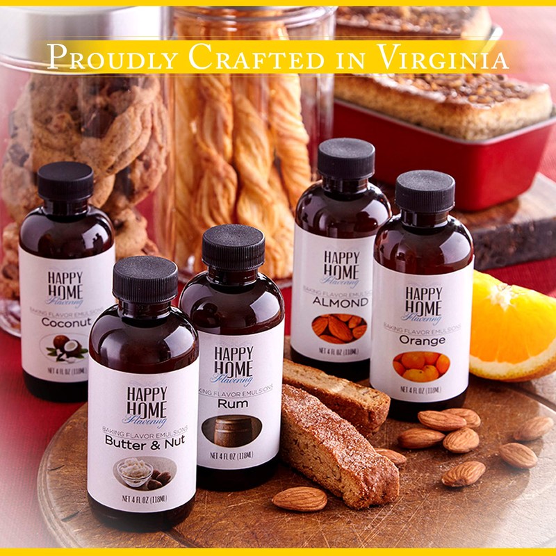 Happy Home Flavoring Natural Lemon Baking Flavor Emulsion - Certified