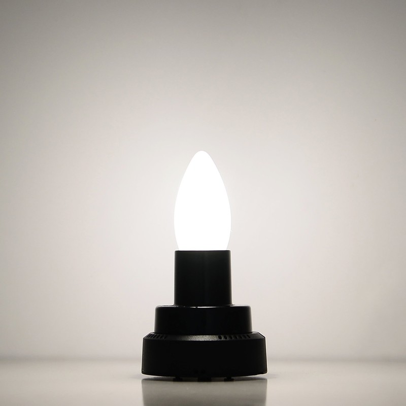 OPALRAY C35 6W(60W Incandescent Equivalent) LED Candelabra Bulb, LED Filament