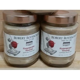 Robert Rothschild 2 Robert Rothschild Raspberry Wasabi Dipping Mustard 10.2oz poultry pork salmon
