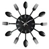 Metal Kitchen Wall Clock Spoon Fork Wall Clock Living Room