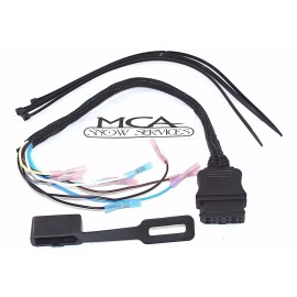 MAXIM BUYERS WESTERN FISHER SNOW PLOW 9 PIN UNIMOUNT TRUCKSIDE HARNESS REPAIR KIT 49308 COVER