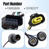2 arnés de cableado para faros delanteros compatibles con Chevy