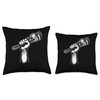 Plumber Fist Wrench Pipe Plumbing Pipefitter Pride Throw Pillow